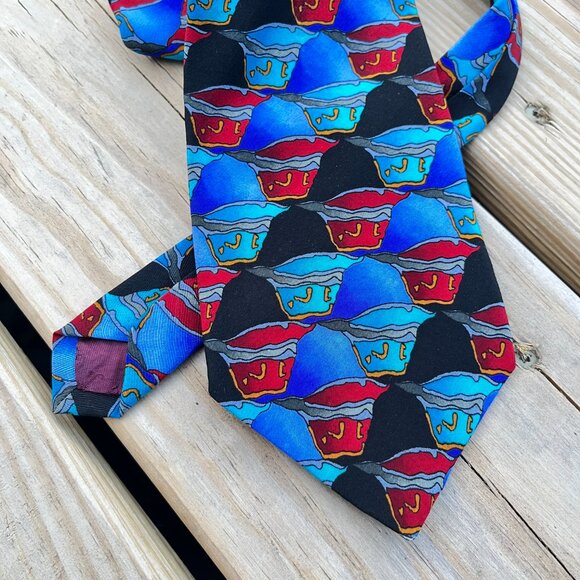 Jerry Garcia "Race Record Dream" Collection 9 Silk Tie - Picture 1 of 6